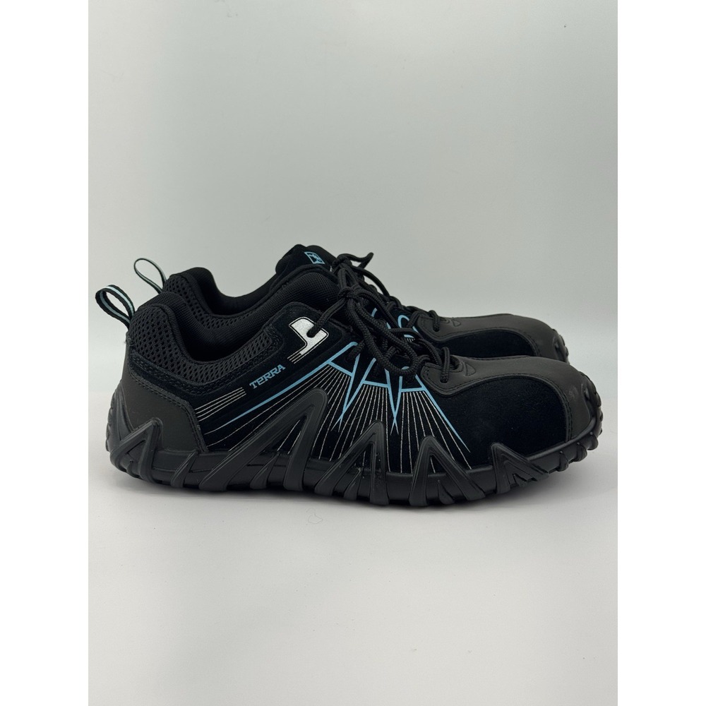 Terra Work Shoes Women's Suede Upper Composite Toe Plate Oil & Slip Resistant